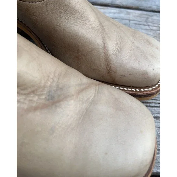 Vintage Wild Country Men's 10D Campus Boots Marbled Leather Square Toe